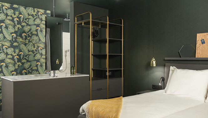 Comfort kamer met open badkamer