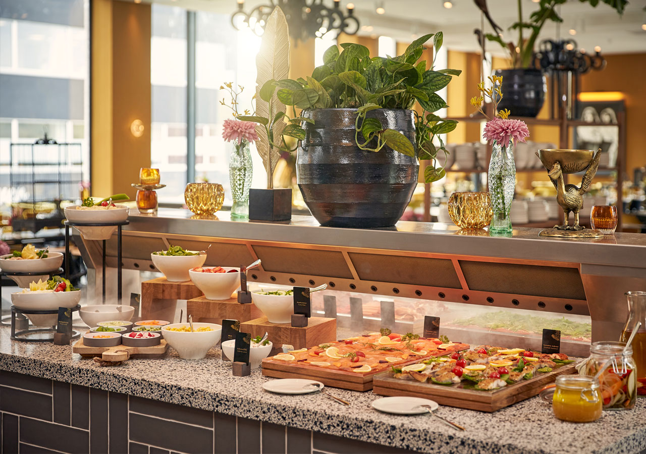 Petit-déjeuner quotidien illimité au buffet 't IJ